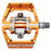 HT Pedals X2-SX Clipless Platform Pedals, CrMo - Orange
