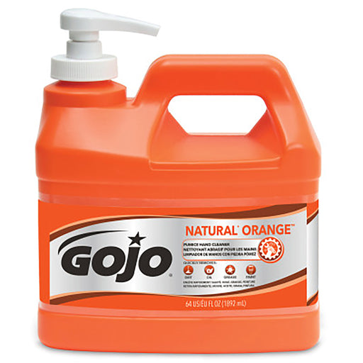 Sooner Gojo Orange Pumice Hand Cleaner, 1/2 gallon w/pump