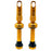 Hold Fast Cycling Tubeless Valve Stem, 42mm (Pair) - Gold