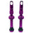 Hold Fast Cycling Tubeless Valve Stem, 42mm (Pair) - Purple