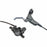 Hayes Brake Dominion A2 Disc Brake, Left/Front, Black/Grey