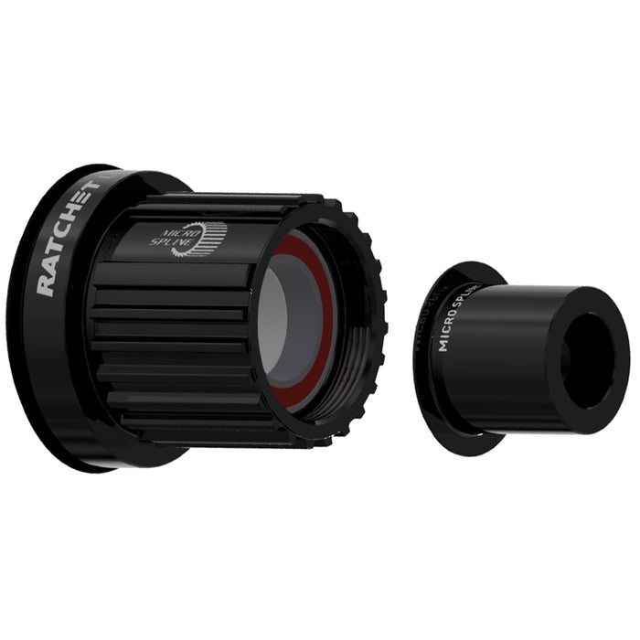 DT-Swiss Microspline HG+ 12sp FH Body w/12x142/148mm EC - Ratchet LN Hubs