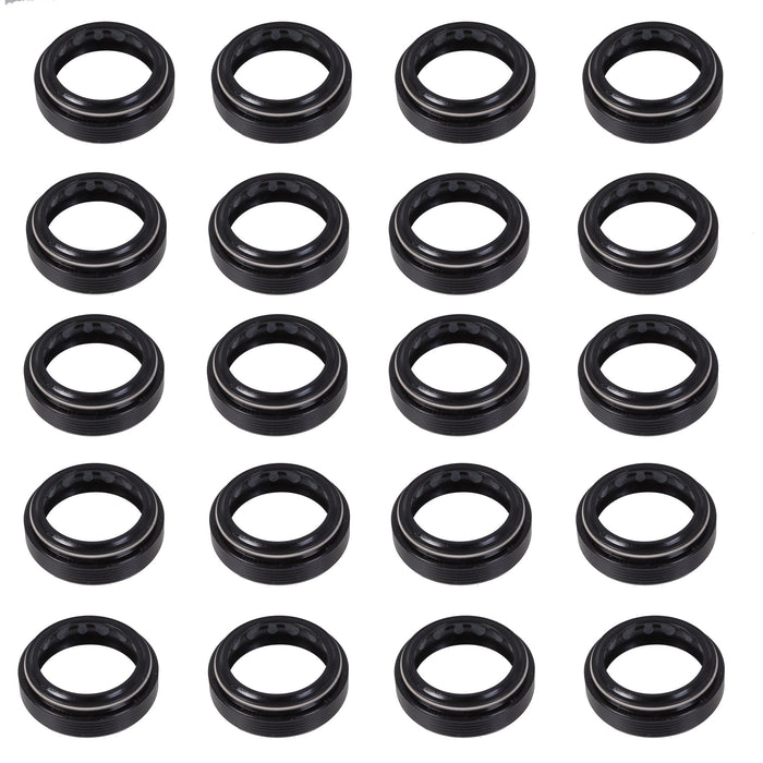 RockShox Dust Seal: Black Flangeless 32mm - Bluto/RS-1/SID B1 (2017+) Boost, Qty 20