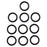 RockShox Reverb/Reverb Stealth A2/B1 Bulk Bottom Out O-Ring, 10 Pack