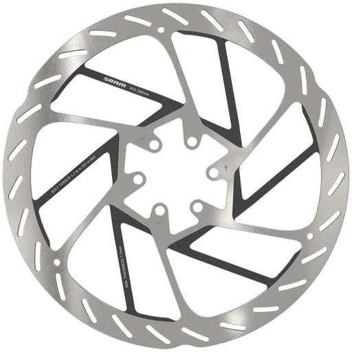 SRAM HS2 Disc Brake Rotor - 160mm, 6-Bolt, Rounded, Silver/Black