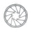 SRAM CenterLine Disc Brake Rotor - 203mm, 6-Bolt, Silver