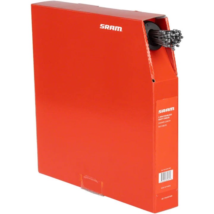SRAM, Stainless Shift Cable, Shifter Cable, 1.1mm, 2200mm, Shimano/SRAM, 100pcs