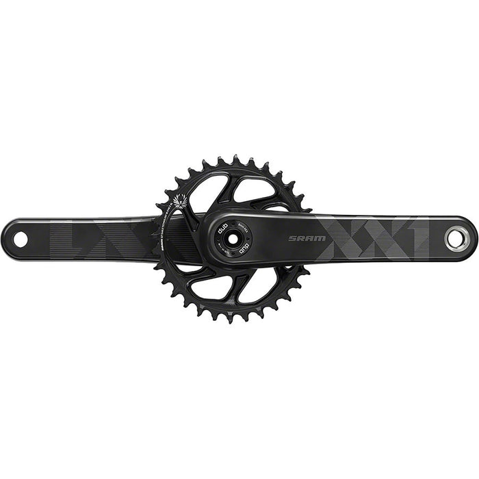 SRAM XX1 Eagle Carbon Boost Crankset - 175mm, 12-Speed, 34t, Direct Mount, DUB Spindle Interface, Black