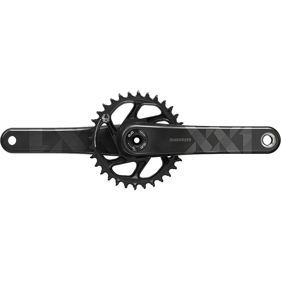 SRAM XX1 Eagle Carbon Boost Crankset - 175mm, 12-Speed, 34t, Direct Mount, DUB Spindle Interface, Black