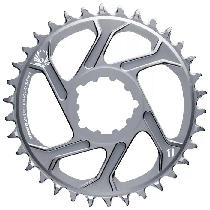SRAM 32T X-Sync 2 Direct Mount Eagle Chainring 3mm Boost Offset, Polar Gray