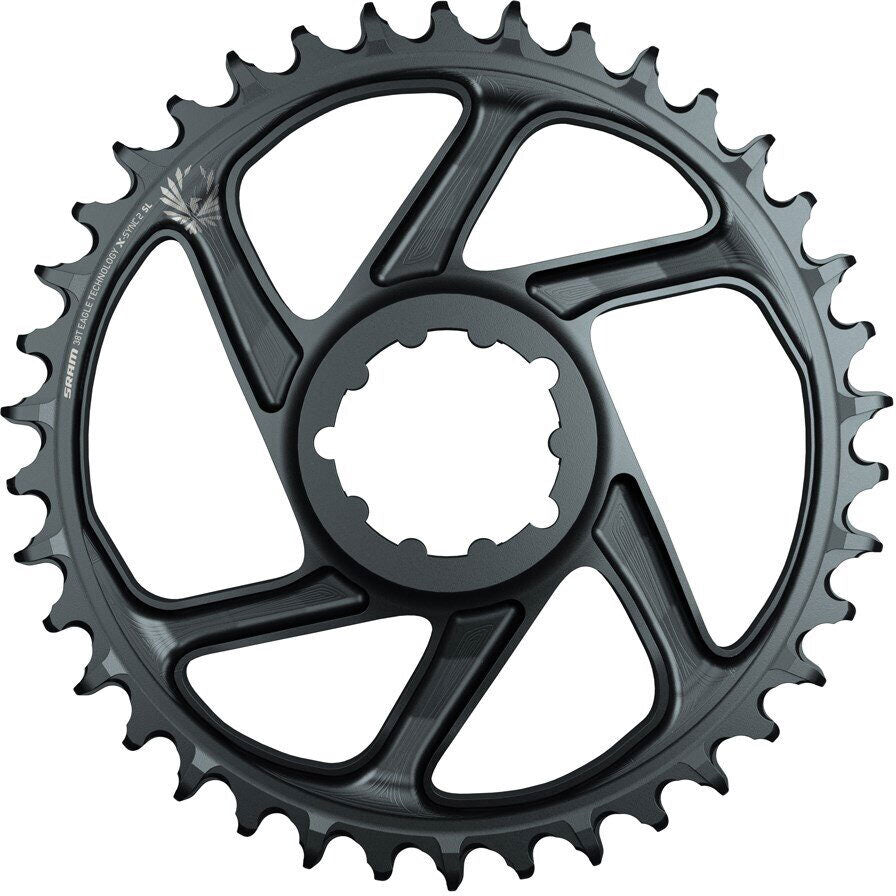 SRAM 32T X-Sync 2 SL Direct Mount Eagle Chainring 3mm Boost Offset, Lunar Gray