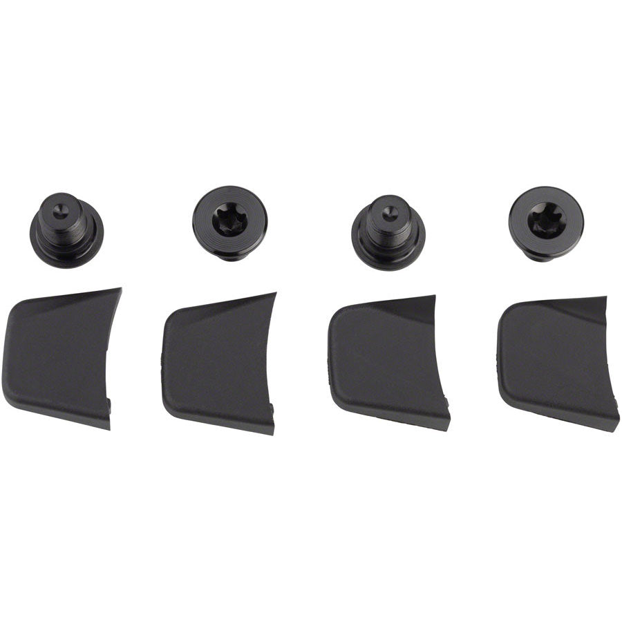 SRAM RED/Force eTap AXS Crank Chainring Bolt Kit - For 1x, Aluminum, Black, D1