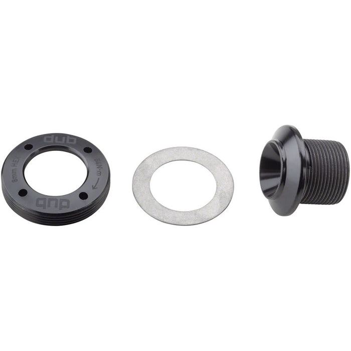 SRAM DUB Crank Arm Bolt Kit - M18/M30, Self-Extracting, For SRAM/Truvativ, Black Stealth