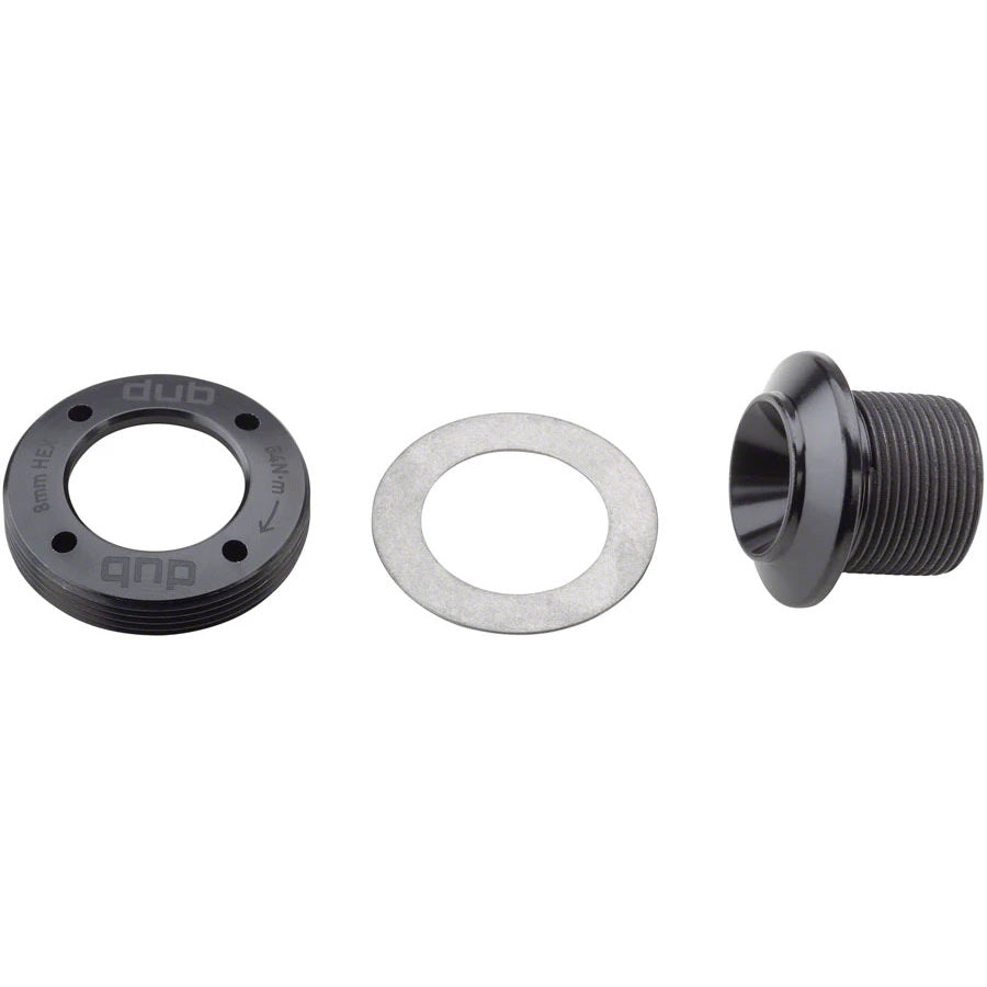 SRAM DUB Crank Arm Bolt Kit - M18/M30, Self-Extracting, For SRAM/Truvativ, Black Stealth