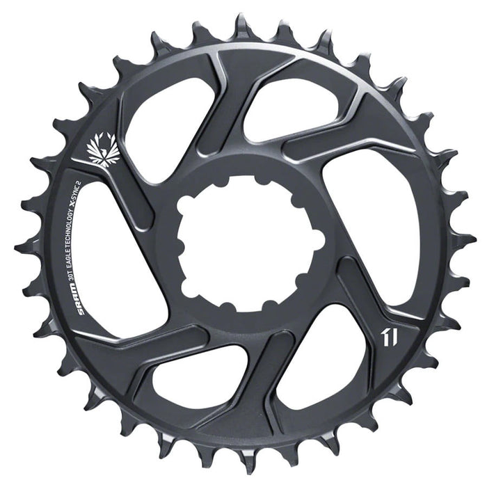 SRAM Eagle X-SYNC 2 Direct Mount Chainring - 30t, Direct Mount, -4mm Offset, Lunar Grey