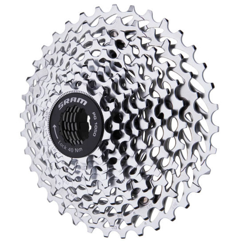 SRAM PG-1050 Cassette - 10 Speed 12-36t Silver
