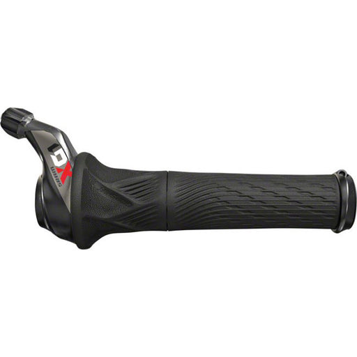 SRAM X01 Eagle 12-Speed GripShift Shifter with Discrete Clamp, Black with Red Logo