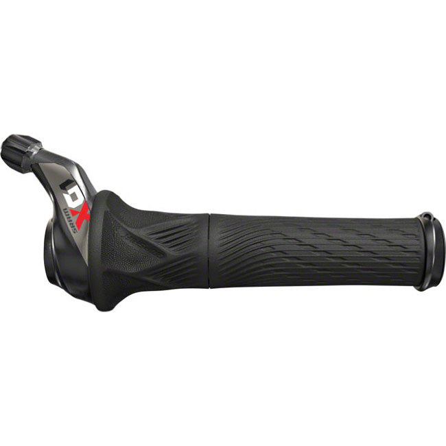 SRAM X01 Eagle 12-Speed GripShift Shifter with Discrete Clamp, Black with Red Logo