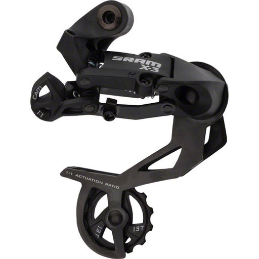 SRAM X3 Rear Derailleur - 789 Speed Long Cage Black