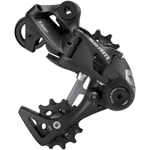 SRAM GX DH Rear Derailleur - 7-Speed, Medium Cage, Black, with Clutch, A3
