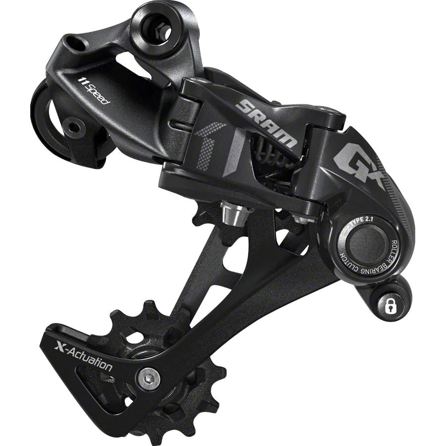 SRAM GX Rear Derailleur - 11 Speed Long Cage Black 1x With Clutch