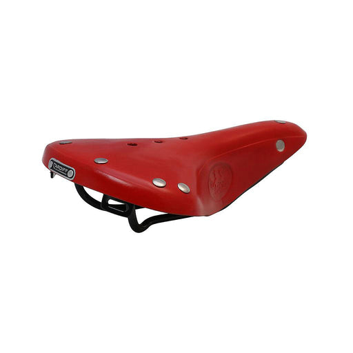 Cardiff Harlech Leather Saddle, Red