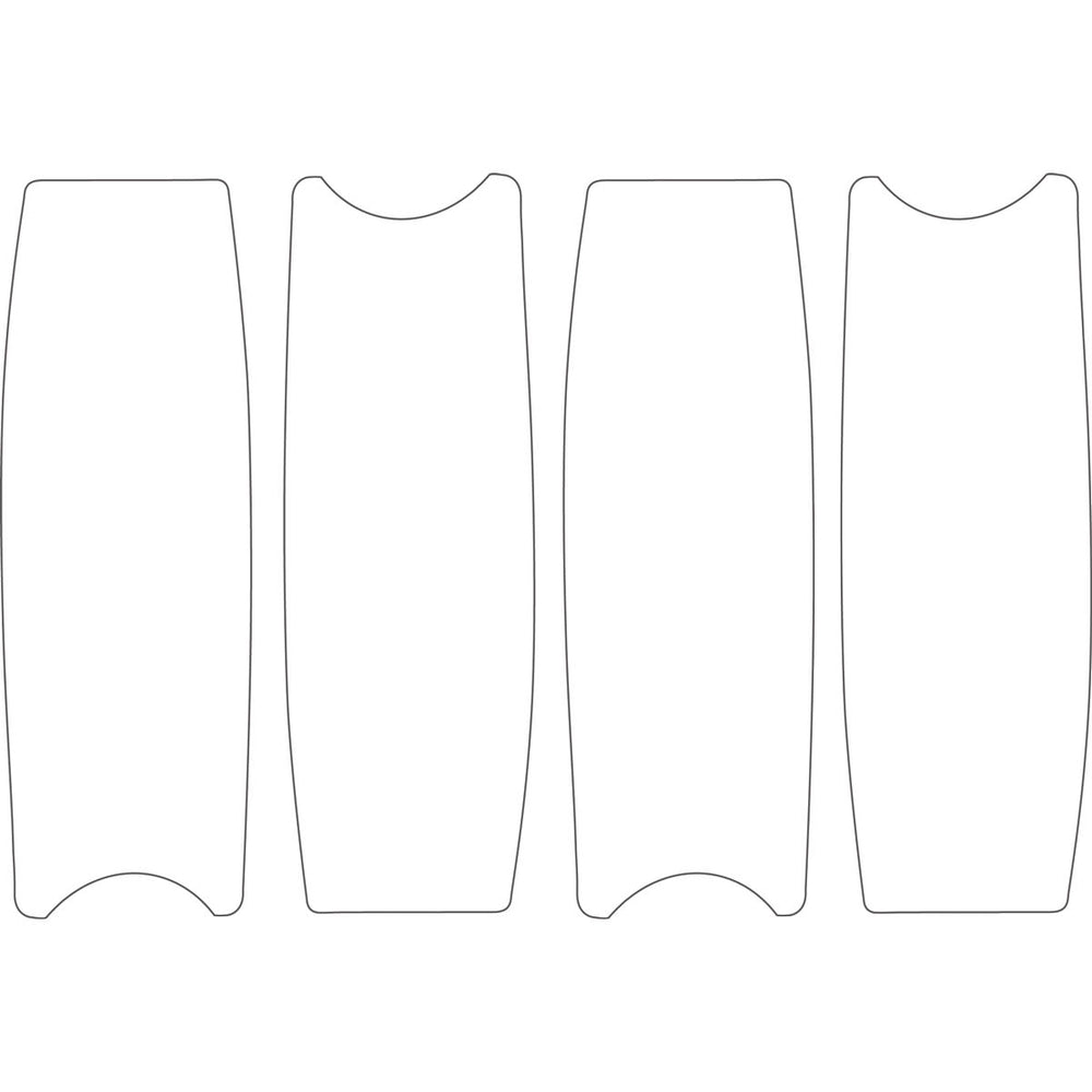 Bike Armor Crank Shield Crank Protector, DUB, Clear, 2 Sets