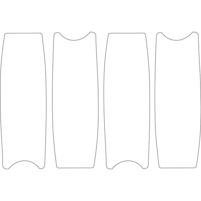 Bike Armor Crank Shield Crank Protector, DUB, Clear, 2 Sets