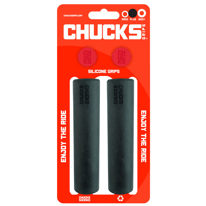 Chucks Grips Plus Grips 130mm x 27.5mm, Black