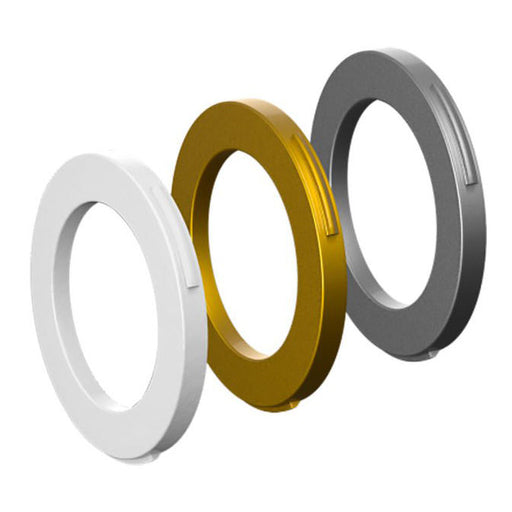 Magura Caliper Cover Kit, MT Series, 4 Piston - White/Gold/S