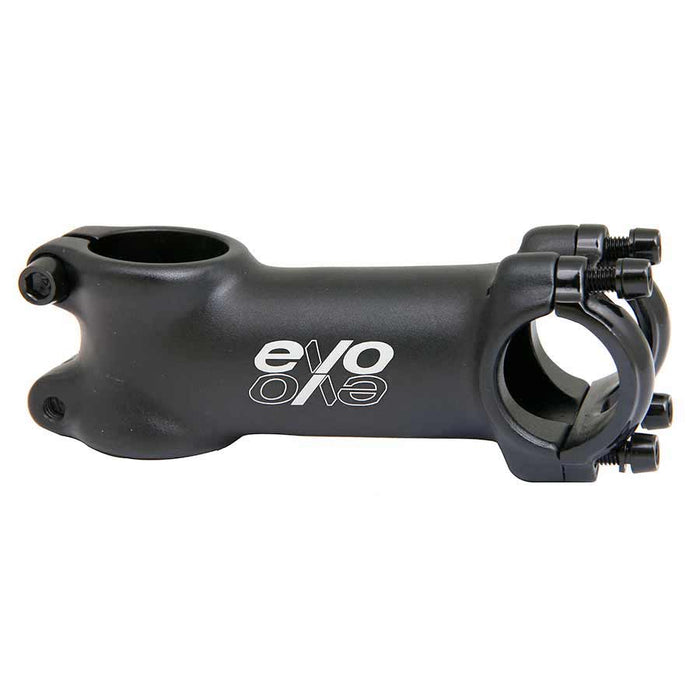 EVO, E-Tec, Stem, 28.6mm, 90mm, ±7°, 25.4mm, Black