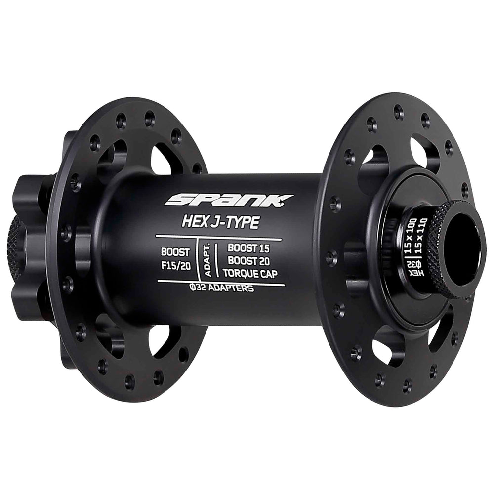 Spank HEX J-Type 6B Disc Front Hub, 32h, 15x110mm