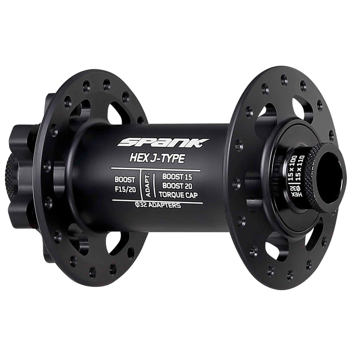 Spank HEX J-Type 6B Disc Front Hub, 32h, 15x110mm