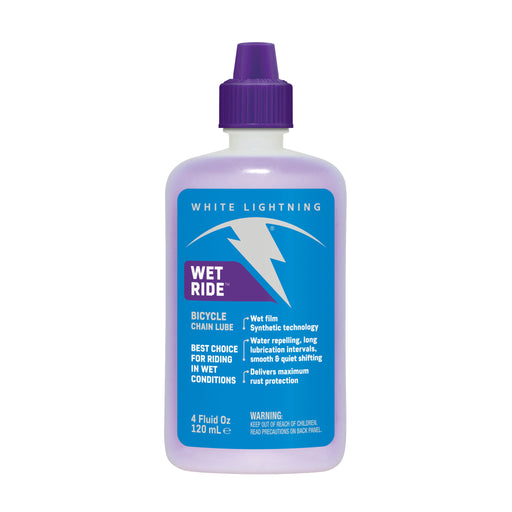 White Lightning Wet Ride Lube, 4oz Drip