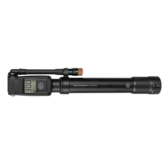 Topeak Mountain Digital 2 Stage Pump, Black