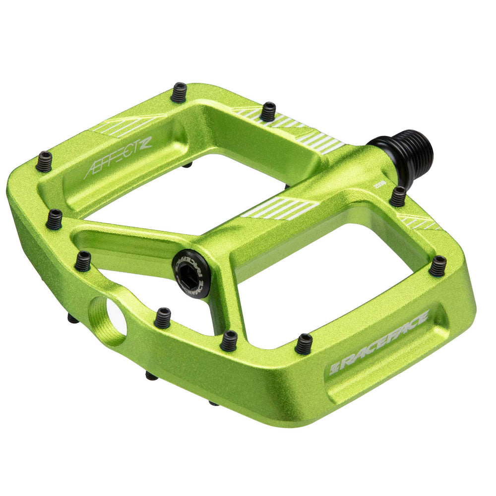 Race Face Aeffect Platform Pedals, Green
