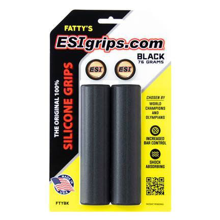 ESI grips MTB Fatty's Silicone Grips, Black
