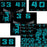 Fox Shox Custom Decal Kit, Turquoise 803-01-735