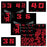 Fox Shox Custom Decal Kit, Red 803-01-739
