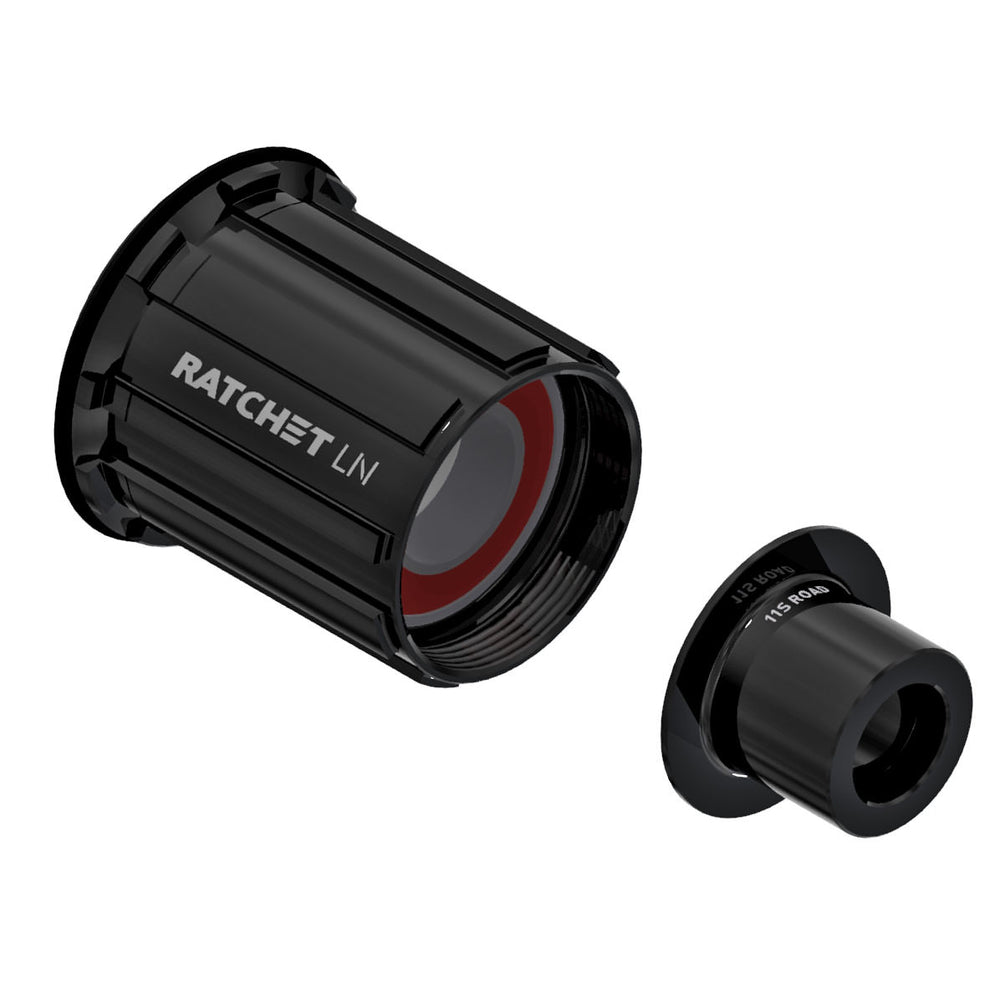 DT-Swiss HG 11sp Road FH Body w/12x142 EC- Ratchet LN Hubs