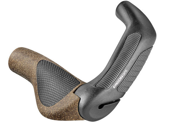 Ergon GP5 BioKork Grips, 210mm Composite Bar End - Small