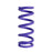 Formula Italy Rear Shock Spring, 65mm x 600 lbs/in, Steel, Violet