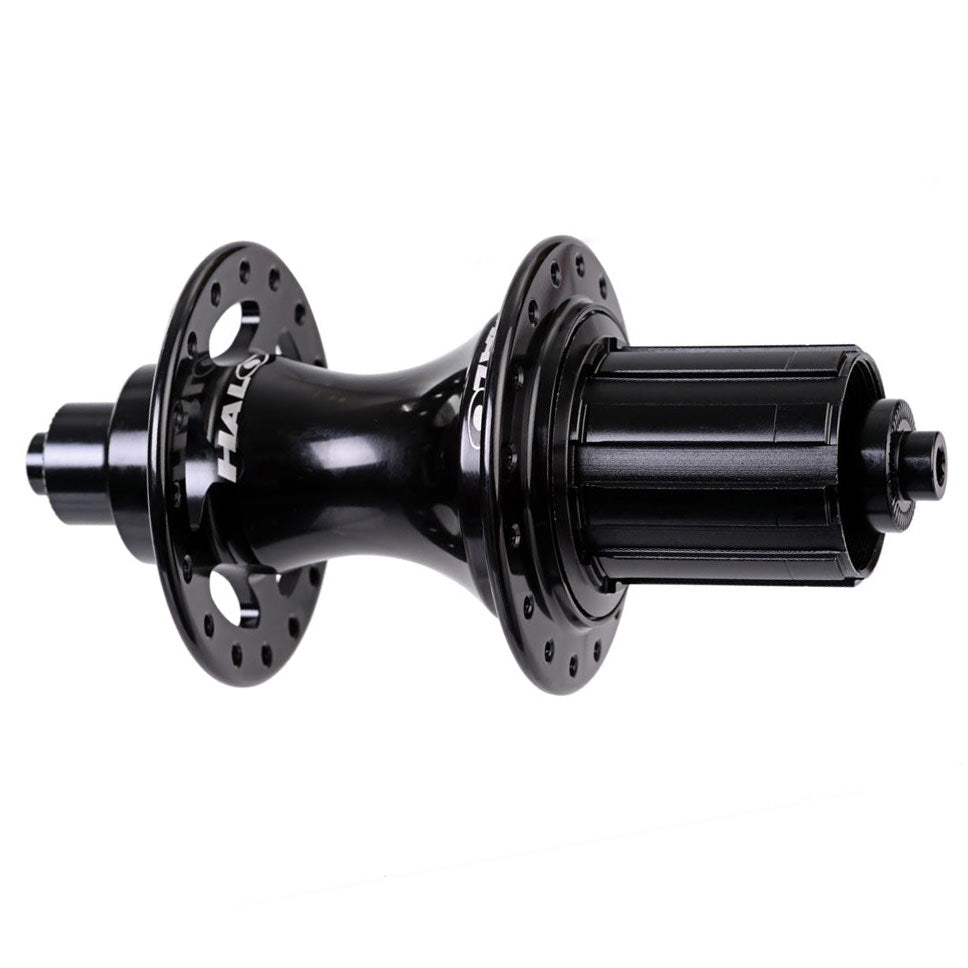 Halo Retro 6-Drive Road Rear Hub, 32h - Black