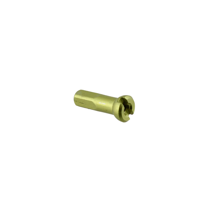 Sapim Alloy Polyax Nipple, 14g/14mm - Lime 100/Bag