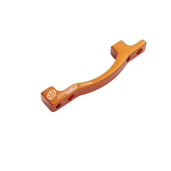 Reverse Disc Brake Adapter, PM-PM 203 Front, Orange