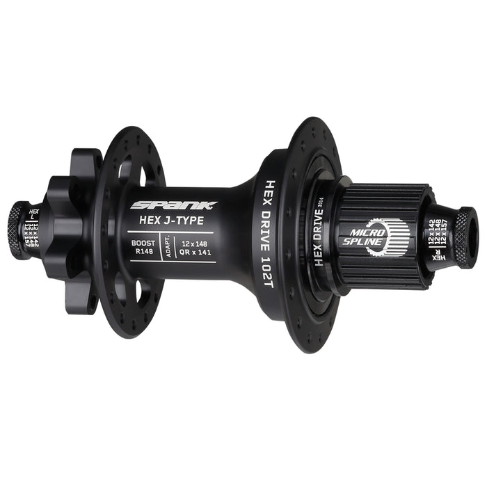 Spank HEX J-Type 6B Disc Rear Hub, 32h, 12x148mm, MS