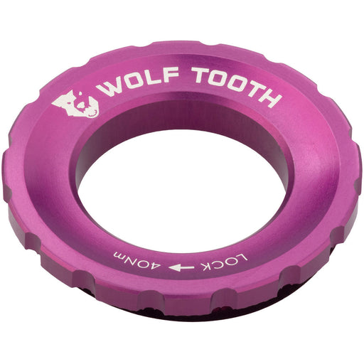 Wolf Tooth Components Centerlock Rotor Lockring, Purple