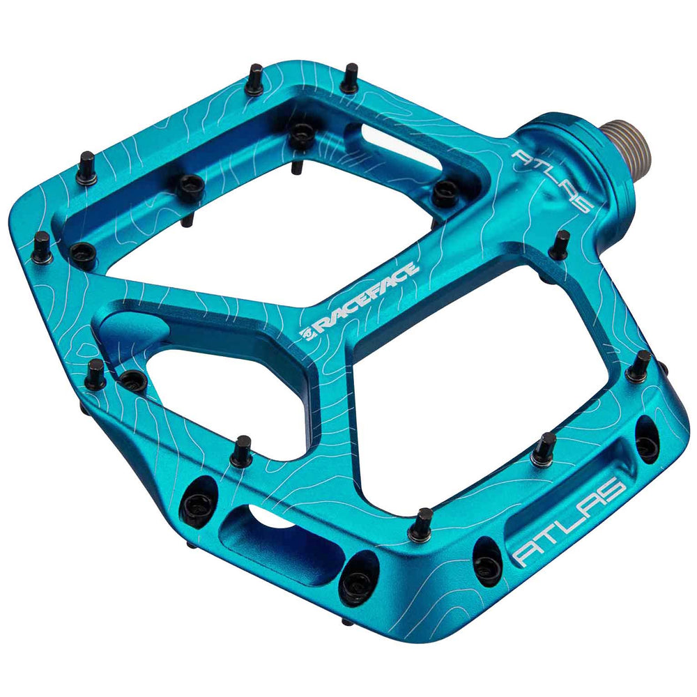 Race Face Atlas Platform Pedals, Turquoise