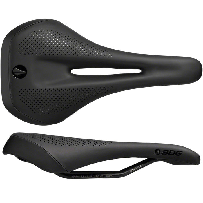 SDG Allure V2 Saddle, Lux-Alloy Rails, Black