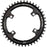 Wolf Tooth Compatible with Shimano 110 Asymmetric BCD Chainring - 40t, 110 Asymmetric BCD, 4-Bolt, Drop-Stop Flattop, For Compatible with Shimano GRX Cranks, Black